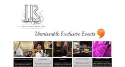 Desktop Screenshot of jr-events.co.uk